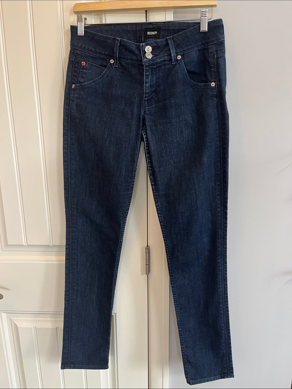 Hudson Jeans Collin Flap Skinny Jeans 28